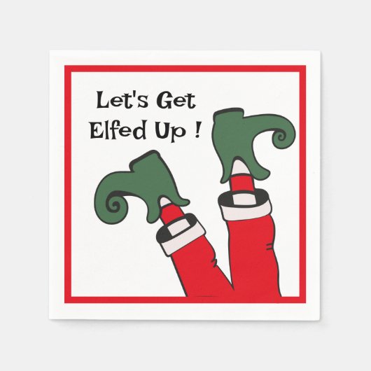 Serviette En Papier Allons nous lasser (Devant)