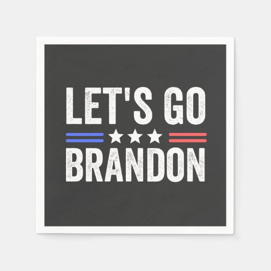 Serviette En Papier ALLONS-Y BRANDON Cardinal (Devant)