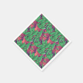 Serviette En Papier Aloe Vera dans le Motif des pots (Coin)