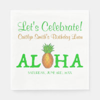 ALOHA Bonjour Tropical Hawaii Hawaii ananas Hawaii
