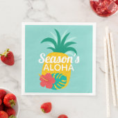 Serviette En Papier Aloha de la saison | Hawaïen (En situation)