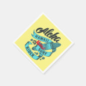 Serviette En Papier Aloha Hawaii Surf Rider Thunder_Cove (Coin)