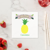 Serviette En Papier Aloha Pineapple Thunder_Cove (En situation)