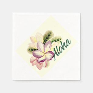 Serviette En Papier Aloha Plumeria