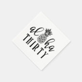 Serviette En Papier Aloha Trente 30e anniversaire (Coin)