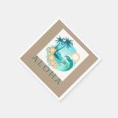 Serviette En Papier Aloha Tropical (Coin)