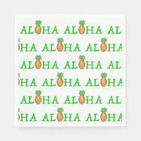 ALOHA Tropical Island Hawaiian Pineapple Hawaii