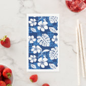 SERVIETTE EN PAPIER ALOHA VENDREDI (BLEU) (En situation)