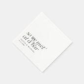 Serviette En Papier Alors nous nous sommes rencontrés dans un bar Mari (Coin)