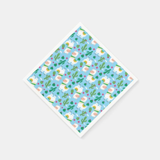 Serviette En Papier Alpaca/Llama (Coin)