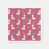 Serviette En Papier Alpaca/Llama (Devant)