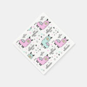 Serviette En Papier Alpaca/Llama (Coin)