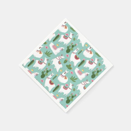 Serviette En Papier Alpaca/Llama (Coin)