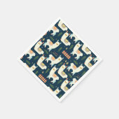 Serviette En Papier Alpaca/Llama (Coin)