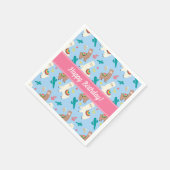 Serviette En Papier Alpaca/Llama (Coin)