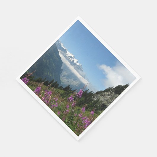Serviette En Papier Alpes, Suisse (Coin)