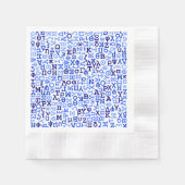 Serviette En Papier alphabet grec (Devant)