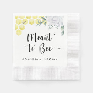 Serviette En Papier Alvéoles - Destinés à être abeille