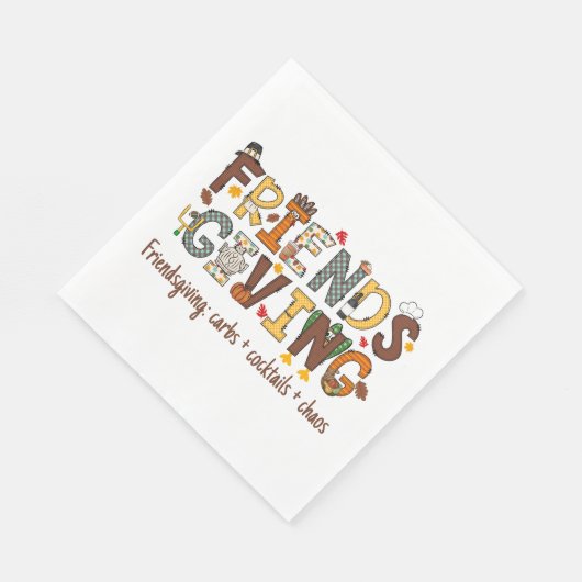 Serviette En Papier Amabilité : carbures + cocktails + cocktails chaos (Coin)