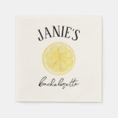 Serviette En Papier Amalfi Coast Bachelorte | Citron (Devant)