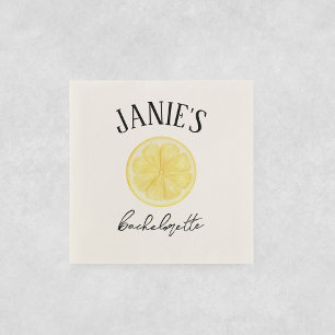 Serviette En Papier Amalfi Coast Bachelorte Citron