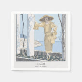 Serviette En Papier Amalfi Coast Italie (Devant)