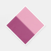 Serviette En Papier Amaranth Rose et Amaranth Violet (Coin)