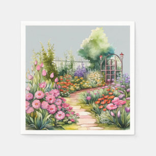 Serviette En Papier Amateurs de fête du Jardin Cute