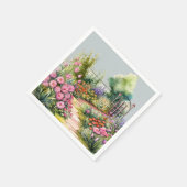 Serviette En Papier Amateurs de fête du Jardin Cute (Coin)