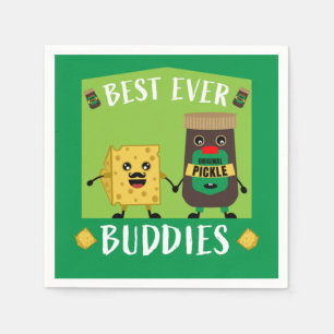 Serviette En Papier Amateurs de fromage cheddar britannique et de pick