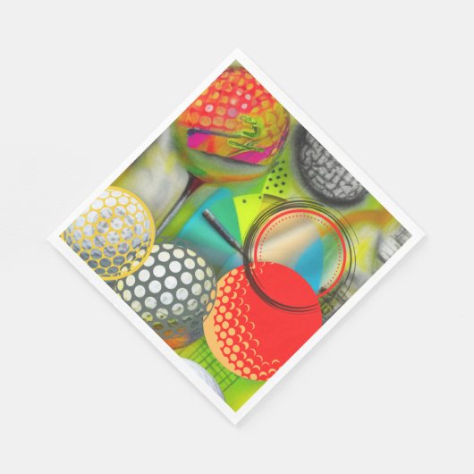 Serviette En Papier Amateurs de Golf (Coin)