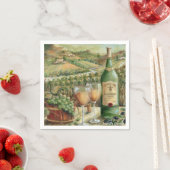 Serviette En Papier Amateurs de vins blancs (En situation)
