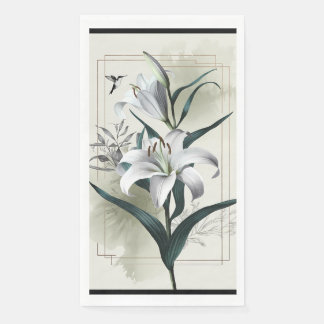Serviette En Papier Amazon Lily Art - Style or & Scandi