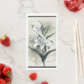 Serviette En Papier Amazon Lily Art - Style or & Scandi (En situation)