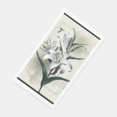 Serviette En Papier Amazon Lily Art - Style or & Scandi (Coin)