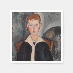 Serviette En Papier Amedeo Modigliani - Garçon en Sailor