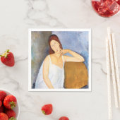 Serviette En Papier Amedeo Modigliani - Jeanne Hebuterne (En situation)