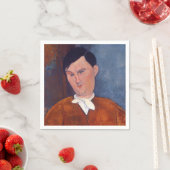 Serviette En Papier Amedeo Modigliani - Monsieur Deleu (En situation)