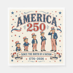 Serviette En Papier America 250