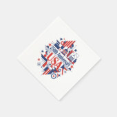 Serviette En Papier America’s 250th anniversary (Coin)