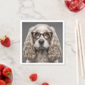 Serviette En Papier American Cocker Spaniel (En situation)