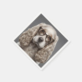 Serviette En Papier American Cocker Spaniel (Coin)