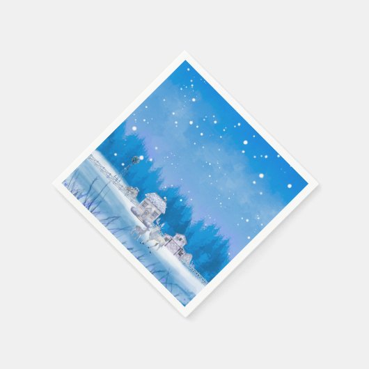 Serviette En Papier American Farm Signature Paper Napkin (Coin)