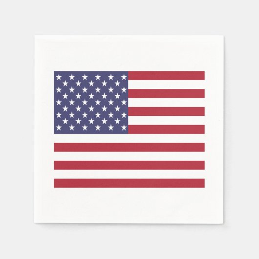 Serviette En Papier American Flag Theme Party Papier Napkins (Devant)