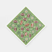 Serviette En Papier American Football  (Coin)