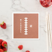 Serviette En Papier American Football Name Birthday Party (En situation)