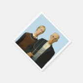 Serviette En Papier American gothique Grant Wood (Coin)