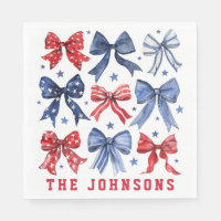 American Patriotic Bows Personnalisé