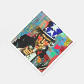 Serviette En Papier American Uncle Sam (Coin)