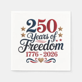 Serviette En Papier America's 250th Anniversary Party
